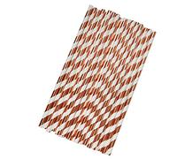 Neviti Paper Straws - Rose Gold, Pack of 25
