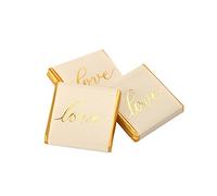 Neviti Scripted Marble - Chocolate Squares Wedding Favour - Pack of 20