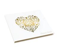 Neviti Vintage Romance Guest Book Ivory/gold (One Size)