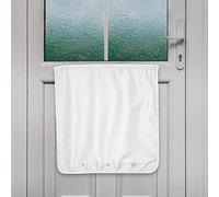 Nevkha Letter Box Catcher for Mail, Letters, Post, Small Packages. Alternative to Letterbox Cage, No Screws Required Will Attach to Doors and Letterboxes with Strong Adhesive (White)