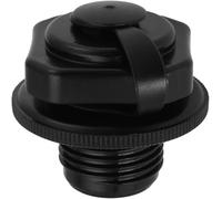 Nevoluxer 1pcs Inflatable Bathtub Replacement Valve 22mm for Lay Z Spa Air Valve Replacement Cap Compatible with Bestway Spiral Valve Cover Black Plastic Hot Tub Spare Part F4C009B