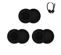 Nevoluxer 3 Pairs Foam Ear Pads, Universal Foam Headphone Cover, Compatible with Sennheiser PC 2/PC 3/PC 5/PC 7 USB/PC 8 USB