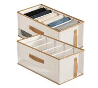 NevPuose Closet Organizer Bag Rack - Foldable Wardrobe storage-Unit, Multi Compartment Purse storage-Shelf, Durable Fabric Hanging Organizer | for Closet Handbag storage-Clothes Jeans Shirts Sweaters