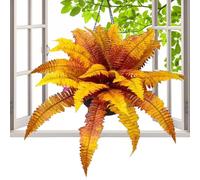 NevPuose Faux Boston Fern - Boston Fern Artificial Plants Fake Porch | UV Resistant Home Use, Non-Fading Fake Bush Garden, Lifelike Faux, Vibrant, Porch Decor