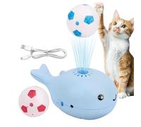 NevPuose Floating Ball Cat Toy | Electric Blowing Cat Teaser,Interactive Enrichment Toys for Indoor Play, Pet Supplies, Built-in Fan