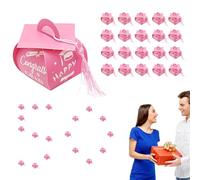 NevPuose Graduation Boxes,50X Graduation Favors for Guests | Doctoral Hat Design Souvenir Holder Decoration for College High School Guest Centerpiece