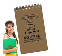NevPuose Outdoor Writing Pad - Waterproof Pocket Journal, Spiral Field | Compact Weatherproof Memo Tracker for Hiking Packs, Forestry, Engineering Surveys, Construction Projects, Adventures