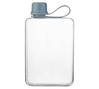 NevPuose Pocket Water Bottle - Flat Portable Flask, Lightweight | 500ml Insulated Metal Tritan Container for Hiking Camping Backpacking, Leak-Proof Purse-Friendly Hydrapak Travel Mug, Green