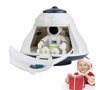 NevPuose Space Shuttle Toy-- ABS Rocket Ship, Odorless Educational Spaceship, Lights And Sound-Battery-Powered | Boys Children Teens Interactive Playset For Space Exploration Learning And Fun