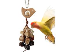 NevPuose Wooden Bird Toy for - Natural Hanging Chew Game, Bird Cage Accessories, Beak Exercises Beak for Cockatoos, Parakeets, Cockatoos, Sun Conferences, Love Birds, Durable Wooden Game for