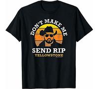 nevr Don't Make Me Send RIP T-Shirt Black M
