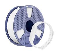 NevsBye 95A Flexible TPU 3D Printer Filament 1.75mm 1.1kg - High-Speed, ±0.02mm Precision, Low Warping for Shoes, Phone Cases & Functional Parts (White)