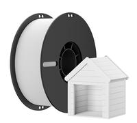 NevsBye Matte PLA 3D Printer Filament 1.75mm - Smooth Matte Finish, ±0.02mm Precision, 1.1KG for Product Prototypes, Functional Prototypes, and Engineering Samples (White)