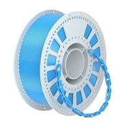 NevsBye Silk PLA 3D Printer Filament 1.75mm - Premium Metallic Shine, Glossy Finish & Clog-Free, Dimensional Accuracy ±0.02mm, 1.1KG Spool (2.4LBS) for Artistic Models & Cosplay (Blue)