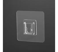 NevStp Multi-Purpose Hooks No Punching Bathroom Organization Storage Shelf Strong Wall Mounted Clock Photo Hanging Home Accessories,2,2pcs