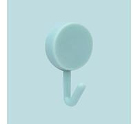 NevStp Self Adhesive Wall Hook Strong Without Drilling Coat Bag Bathroom Door Kitchen Towel Hanger Hooks Home Storage Accessories,Light Blue 3pcs