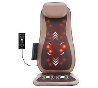 Nevvue Back Massager with Heat, Full Body Massage Mat with 3D Deep Kneading, Massage Chair with 3 Intensity Adjustable Vibration, Shiatsu Massagers for Back and Neck with Timer, Massage Cushion
