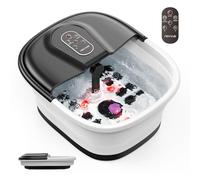 NEVVUE Collapsible Foot Spa and Massager with Heater, Foot Bath with Remote