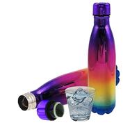 New 0.5L HOT & Cold Rainbow Vacuum Metal Flask Drink Stainless Steel 500ML Litre Bottle Travel | Insulated Drinks Bottles, Double Walled Reusable Drink FLASKS, Leakproof