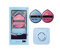 NEW 1 Bag of 2 PCS Ermutao Black Powder Puff Suit, Soft Makeup Foundation Puff Soft Makeup Puff Set, Beauty Sponge Foundation Applicator (XL with case)