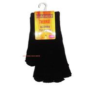 NEW 1 PAIR LADIES HANDY THERMAL FINGERLESS KNITTED WINTER GLOVE ONE SIZE