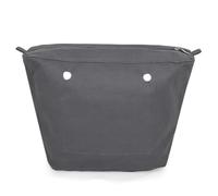 New 1 PC Canvas Inner O bag Organizer Insert Zipper Pocket for Obag Classic Mini (Dark grey,Classic)