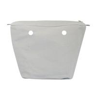 New 1 PC Canvas Inner O bag Organizer Insert Zipper Pocket for Obag Classic Mini (Light grey,Classic)