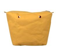 New 1 PC Canvas Inner O bag Organizer Insert Zipper Pocket for Obag Classic Mini (Orange yellow,Classic)