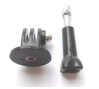New 1 Sets Outdoor Sports Action Camera Self-Timer Rod Tripod Switch Adapter Conversion Fixed Seat Base Connect-ing Screw For Gopro Hero Series Hd Hero Photo-Graph Parts Accessories