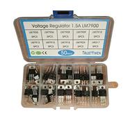 New 10 Values 50PCS TO220 LM7905 L7906 LM7908 L7909 L7910 LM7912 LM7915 LM7918 LM7924 LM317 1.5A Voltage Regulator FBA
