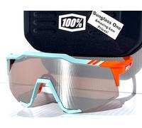 NEW 100% Percent SPEEDCRAFT Soft Tact Two Tone HiPER Silver Sunglass 60007-00016