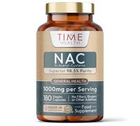New: 1000mg NAC N-Acetyl-Cysteine - Ultra Pure 98.5% - 180 Capsules - 2/Day - Precursor to Super Antioxidant Glutathione - UK Made Supplement - GMP - Additive Free - Vegan