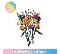 NEW 10280 MOC Flower Bouquet Building Blocks 756pcs Botanical Collection