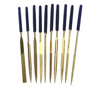New 10Pcs for Coating Needle Flat File Set Metal Working Craft Home Tools Kit