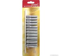New 11PC 1/4" DR 4MM-13MM L48MM CV Garage Tool Socket Set with Holder Drive KIT