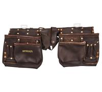 Am-Tech Tool Belt N1045 - 12-Pocket Heavy-Duty Leather