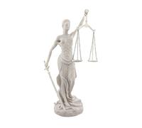 New. 12 White Lady of Justice Statue Justitia Attorney Gift by Desktopstatue