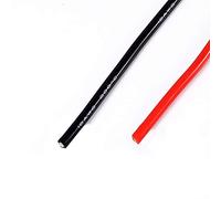 New 12AWG 5m Silicone Insulated Stranded Copper Wire, High Temperature Resistant Flexible Electronic Cable for RC Models, Drones, and Industrial Machines with 88A Current