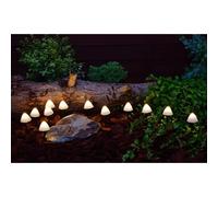 NEW 12PK SOLAR LIVING MUSHROOM WARM WHITE LIGHT BEAUTIFUL GARDEN DECOR LIGHTS