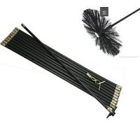 new 13 piece Drain Rod Set Chimney Sweep Sweeping Brush Plunger Worm Screw U27