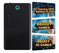 NEW 14TB Retro Gaming Hard Drive Preloaded with 98000+ Games | Plug & Play for 7 Gaming Systems | 9800+ 3D & 1000+ High-End PC Games | USB 3.1 Portable External Hard Drive for Windows PC 7/8/10/11