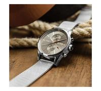 NEW 1513440 HUGO BOSS LUXURY STAINLESS STEEL MESH GREY JET MEN'S WATCH