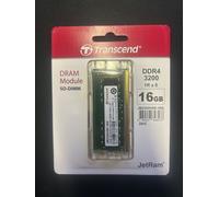 NEW 16GB Transcend 16GB DDR4 Laptop RAM SODIMM -3200 SO-DIMM JetRam Retail Pack