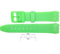New 17mm (20mm) Sized Resin Strap Compatible for Swatch Watch - Light Green - RG14LG