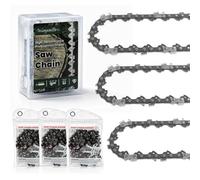 New 18 Inch Chainsaw Chain 3/8"LP Pitch .050" Gauge 62 Drive Links, 18 Inch Replacement Chain for EGO, Dewalt, Greenworks, Kobalt, Ryobi, Husqvarna, Echo, Poulan, Black+Decker, Atlas and More - S62