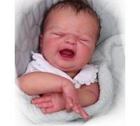 New 19inch Reborn Doll Kit MARIA "BABY'S FIRST CRY" Unpainted Reborn Kit with Cloth Body