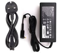 New 19V 3.42A 65W Power Supply Ac Adapter Replacement For Acer TravelMate TMX3310-M Notebook Laptop Power Supply Charger with UK Power Cord/Cable - Pin Connector 3.0 x 1.1mm