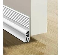 New 1M Door Bottom Sealing Strip Windproof Dust Stopper Guard Rain Weatherstrip Noise Reduction Insulator Sealer Home Hardware-White 50mm