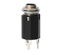 New 1pc Black Guitar Endpin 6, 35 Input for Any Guitar EQ Pickup Output Scissor Socket