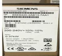 Siemens Inverter Drive MICROMASTER 420 6SE6420-2AB13-7AA1, New factory sealed, Class A filter